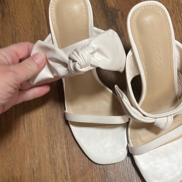 🤍NEW🤍Laicigo high heel strappy sandals with bow size 6.5 - Picture 2 of 10